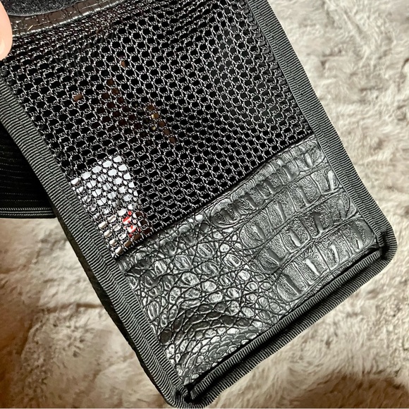 One-of-a-kind black snakeprint small pet carrier by Daba Doo Collection like new - Picture 7 of 12